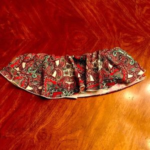 Bohemian Strapless Bikini Top, Small